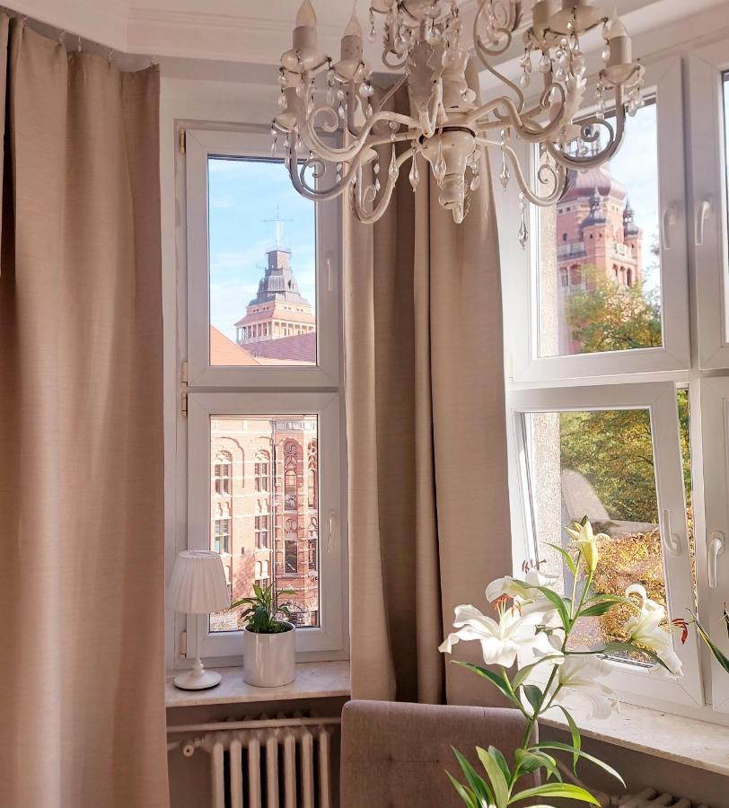 Apartament w kamienicy w sercu miasta Szczecin Wały Chrobrego Zewnętrze zdjęcie